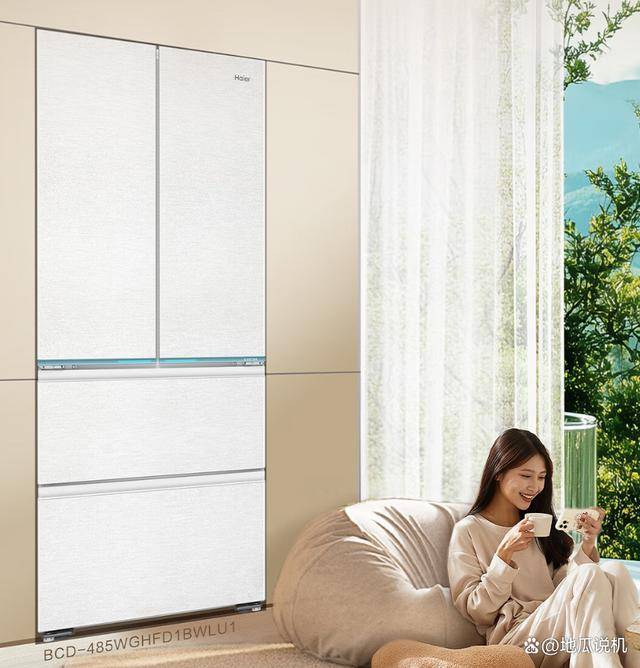 FD1BWLU1：国补1240元超薄多门冰箱k8凯发海尔山茶花系列BCD-485WGH(图2)
