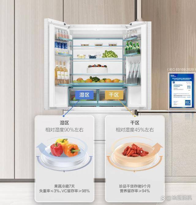 FD1BWLU1：国补1240元超薄多门冰箱k8凯发海尔山茶花系列BCD-485WGH(图3)